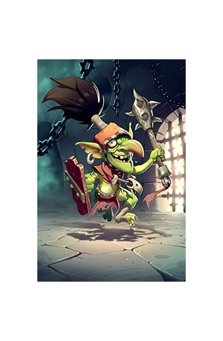 IELLO Welcome To The Dungeon Iello Family Board Game, Ages 10+, 24 Players, 30 Min, Alternate, color, Multicolored