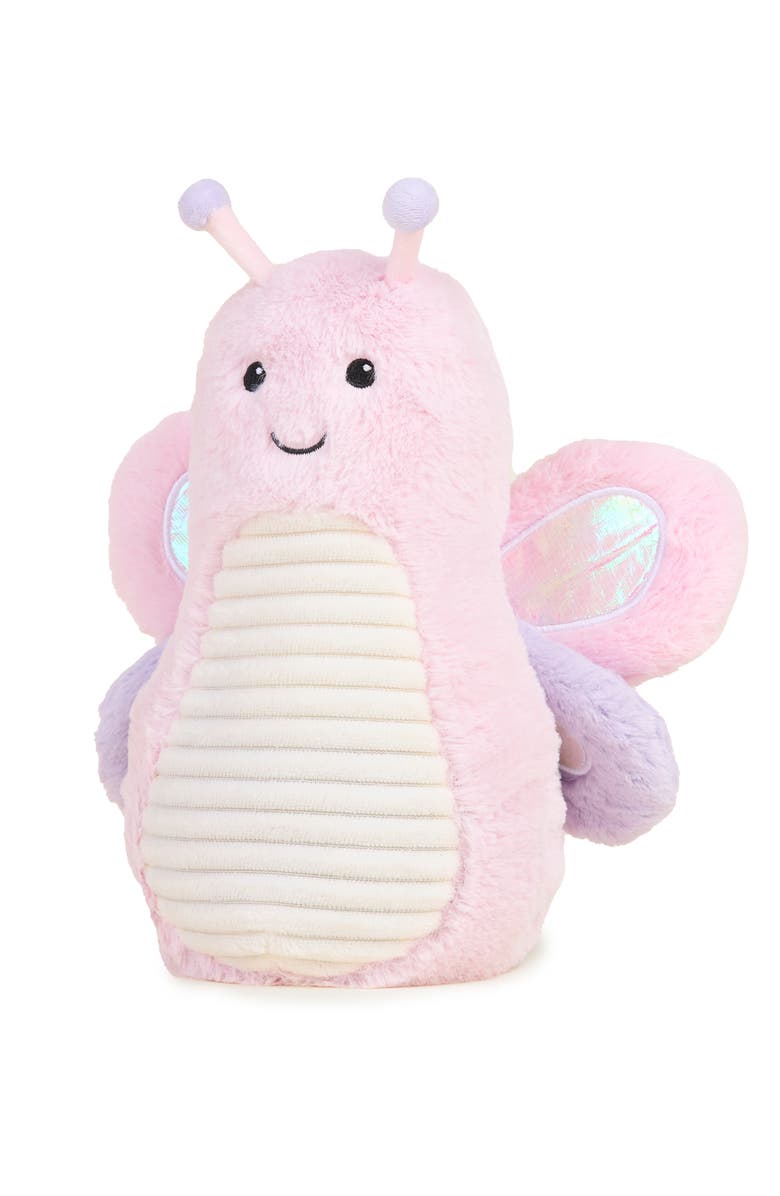 Warmies Butterfly Plush Toy, Main, color, Light Pink