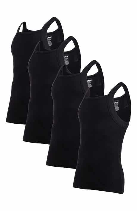 DKNY Pack of Four Square Neck Tank Tops