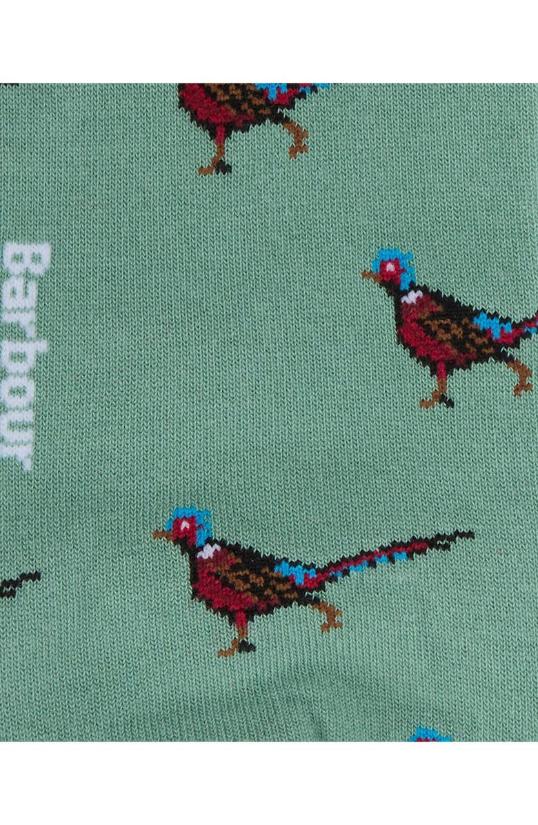 Barbour Mavin Dog Cotton Blend Crew Socks, Alternate, color, Loden Frost