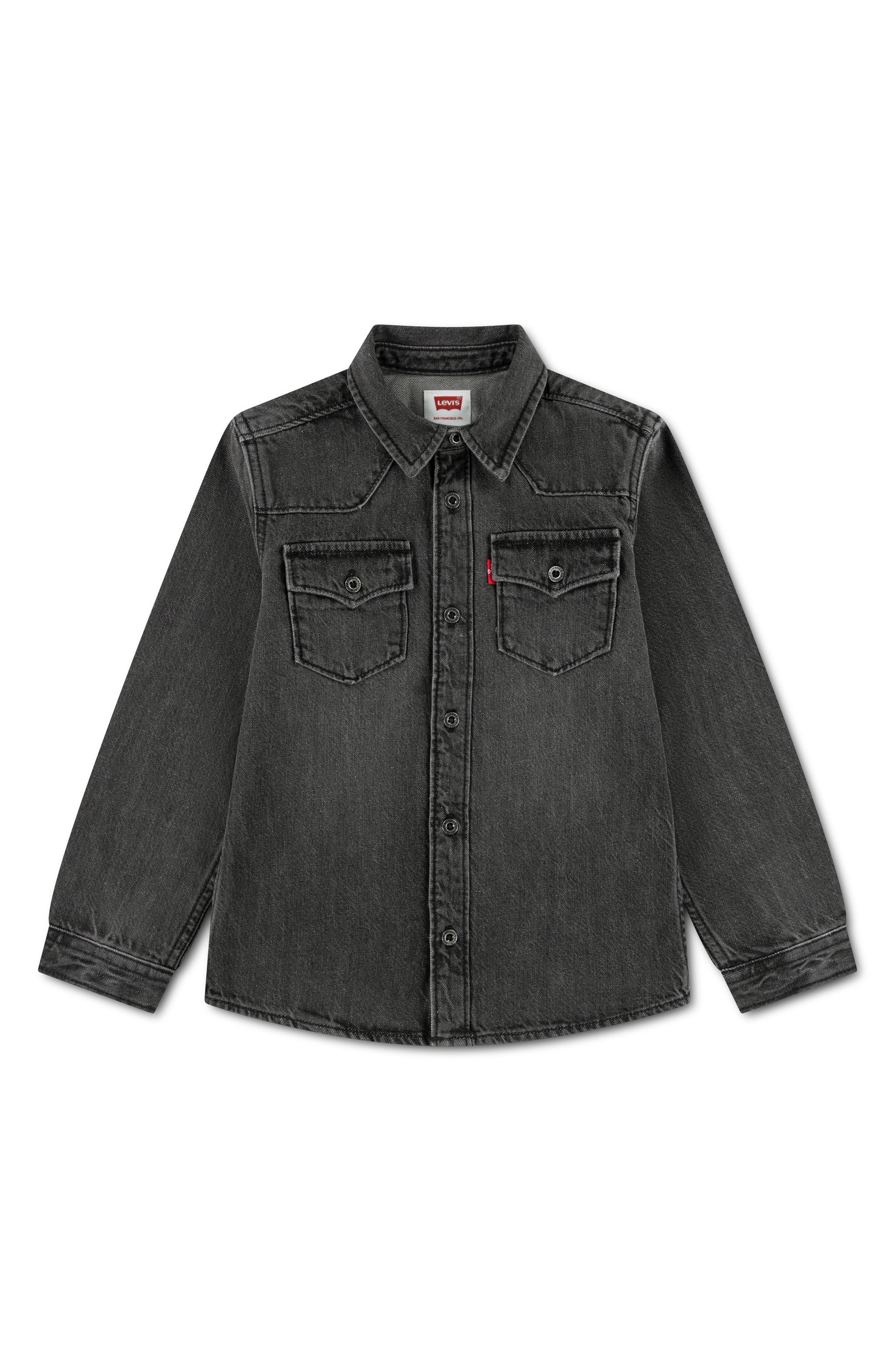 Kids' New Barstow Western Denim Button-Up Shirt