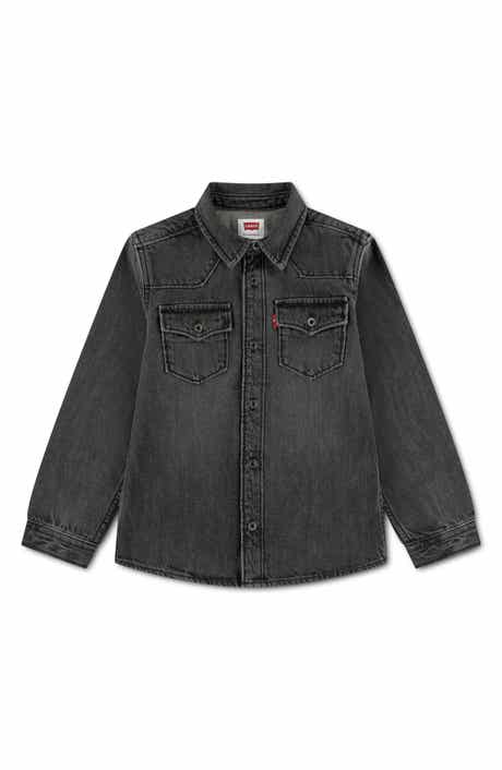 Kids' New Barstow Western Denim Button-Up Shirt