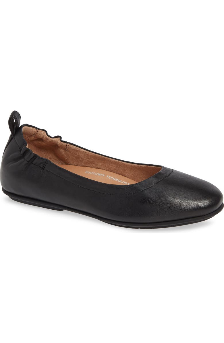 FitFlop Allegro Ballet Flat, Main, color, Black