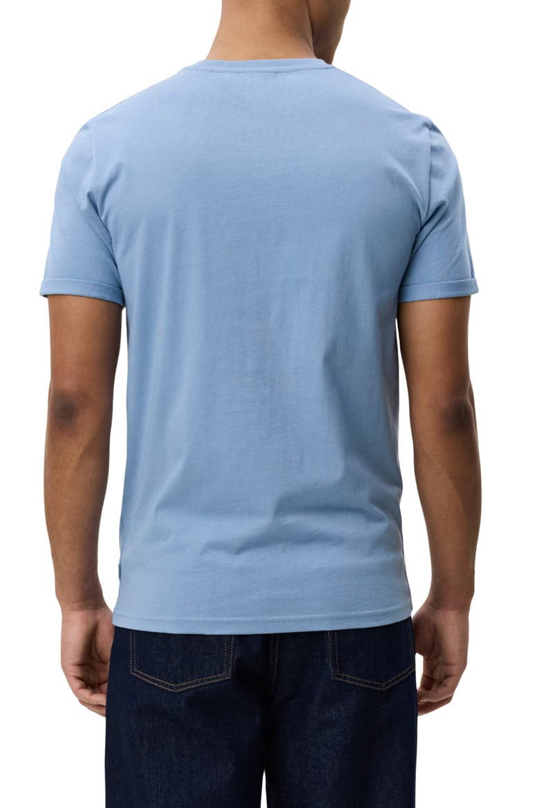 Core Organic Cotton T-Shirt, Alternate, color, FADED DENIM BLUE
