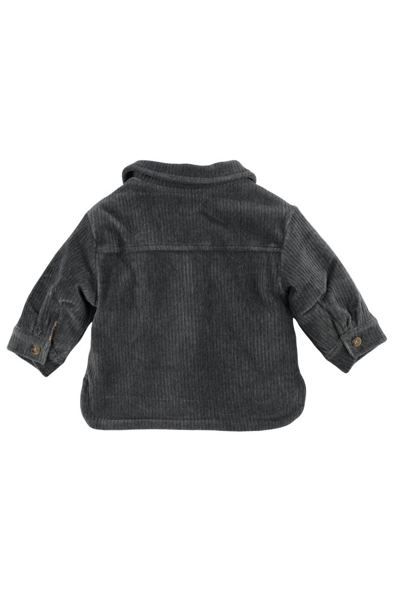 Corduroy With Snowdrift Shacket-Little Kid, Alternate, color, Charcoal