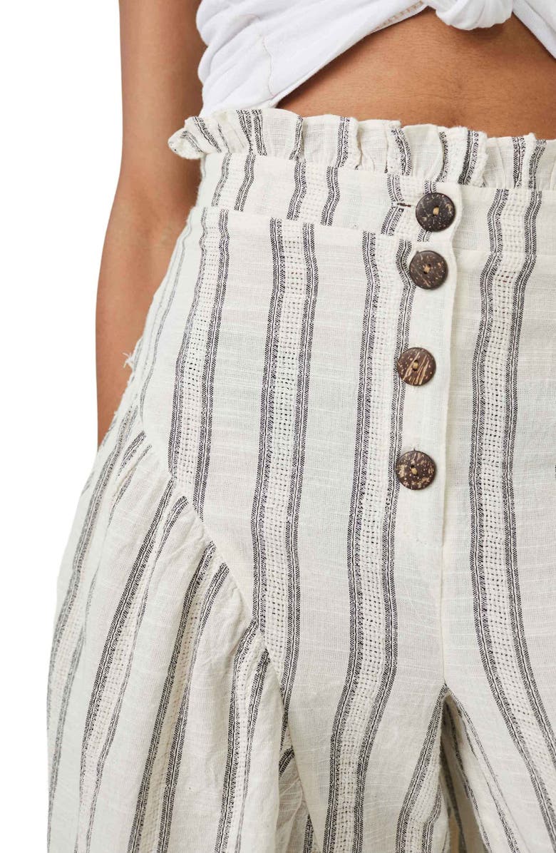 Free People free-est Poppy Stripe Wide Leg Pants, Alternate, color, 