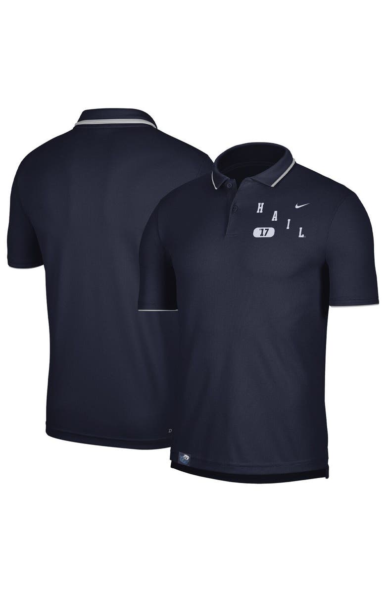Nike Men's Nike Navy Michigan Wolverines Wordmark Performance Polo, Main, color, 