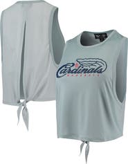 THE WILD COLLECTIVE Women's The Wild Collective Light Blue St. Louis Cardinals Open Back Twist-Tie Tank Top