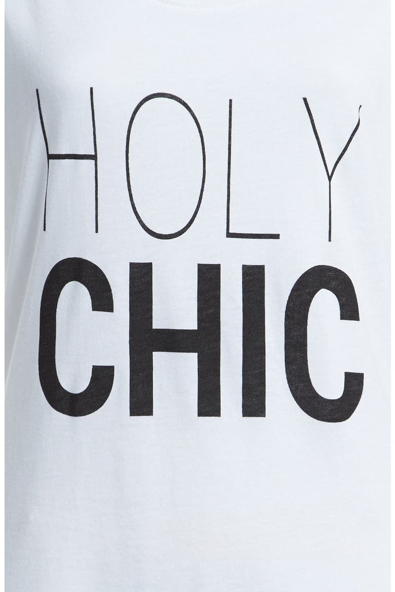 'Holy Chic' Tee, Alternate, color, WHITE
