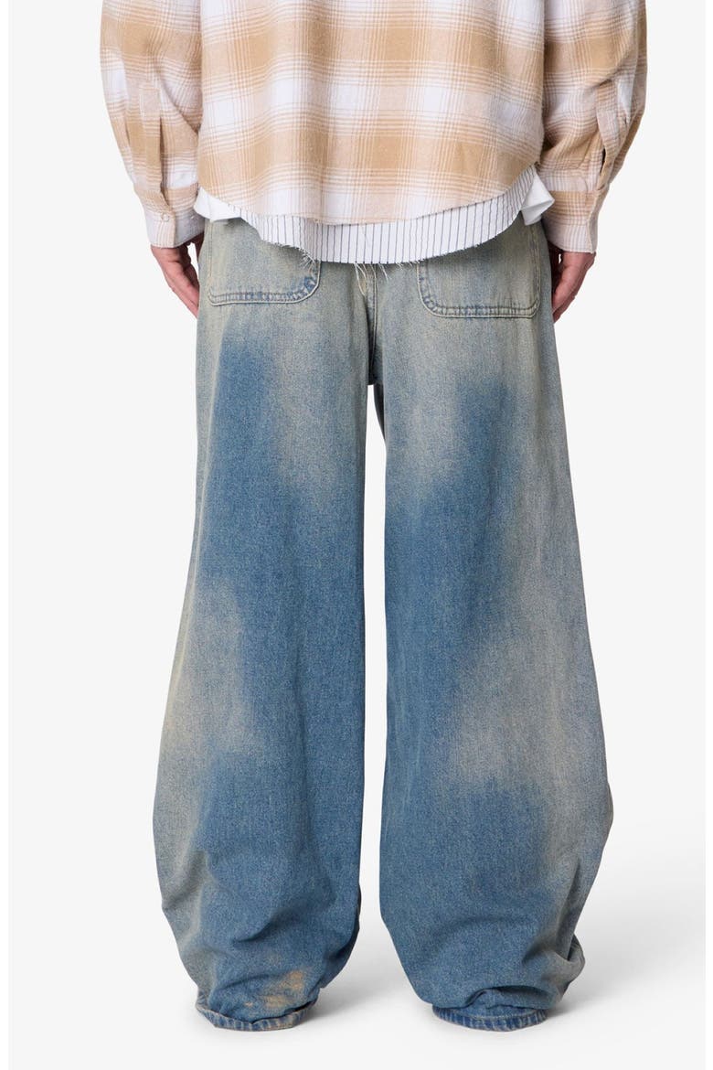 Baggy Rave Washed Wide Leg Jeans, Alternate, color, MEDIUM BLUE
