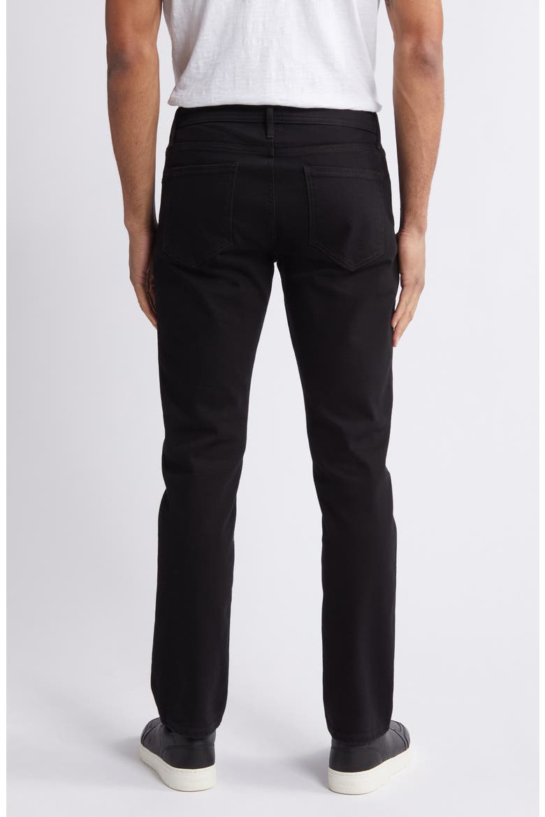 Straight Leg Jeans, Alternate, color, BLACK DENIM
