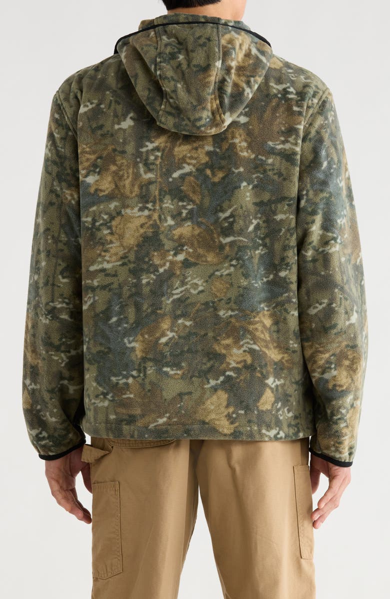 Carhartt Work In Progress Blevin Fleece Jacket, Alternate, color, Camo Combi Green
