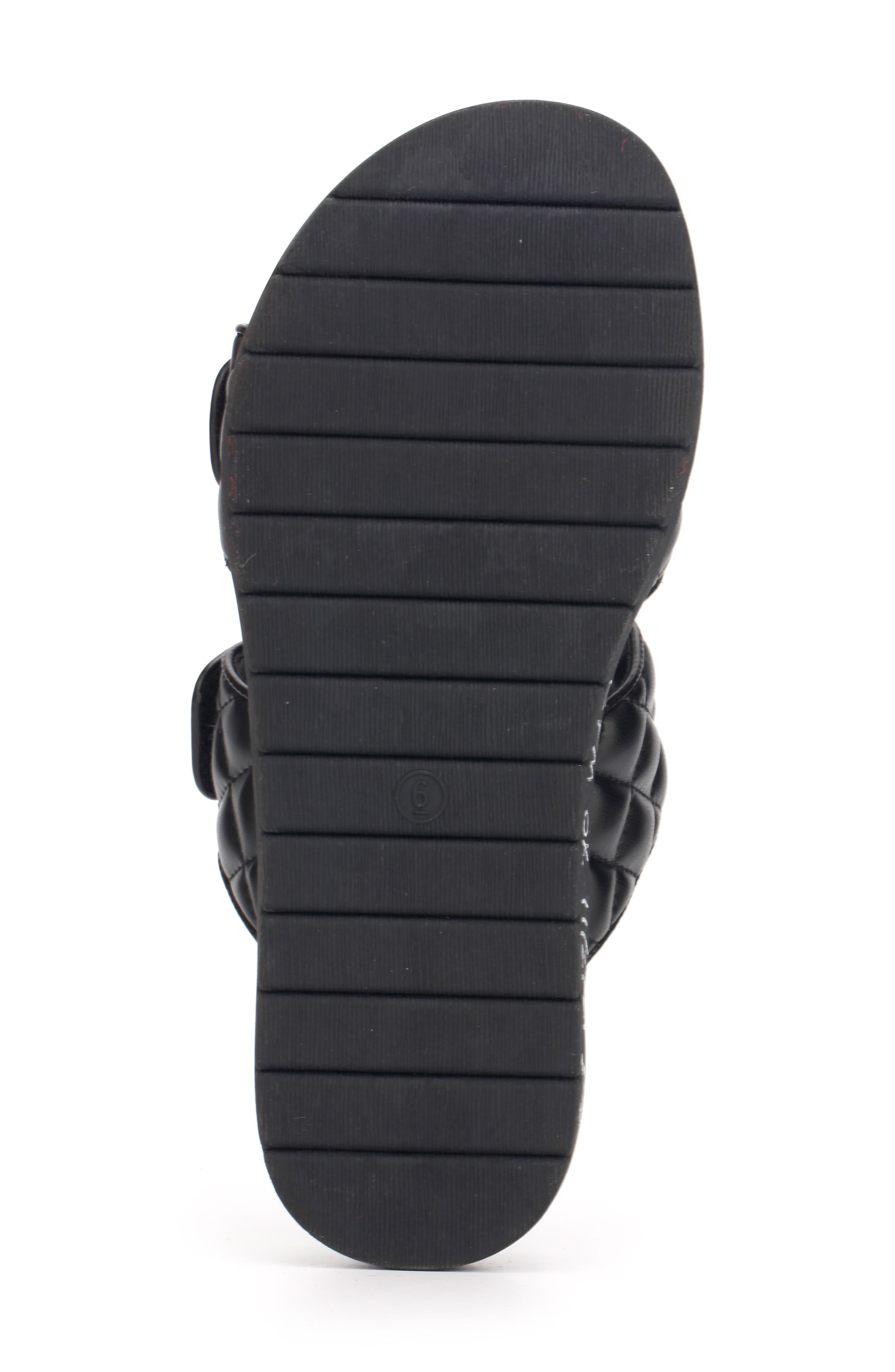 Reeves Slide Sandal, Alternate, color, BLACK