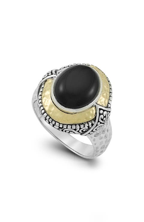 Oval Onyx Ring