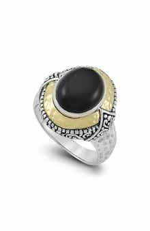 SAMUEL B. Oval Onyx Ring
