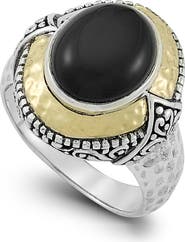 SAMUEL B. Oval Onyx Ring