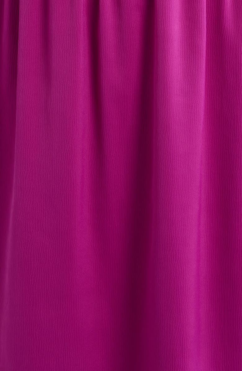 BOSS Orange Decly Tie Neck Long Sleeve Dress, Alternate, color, Dk Pnk