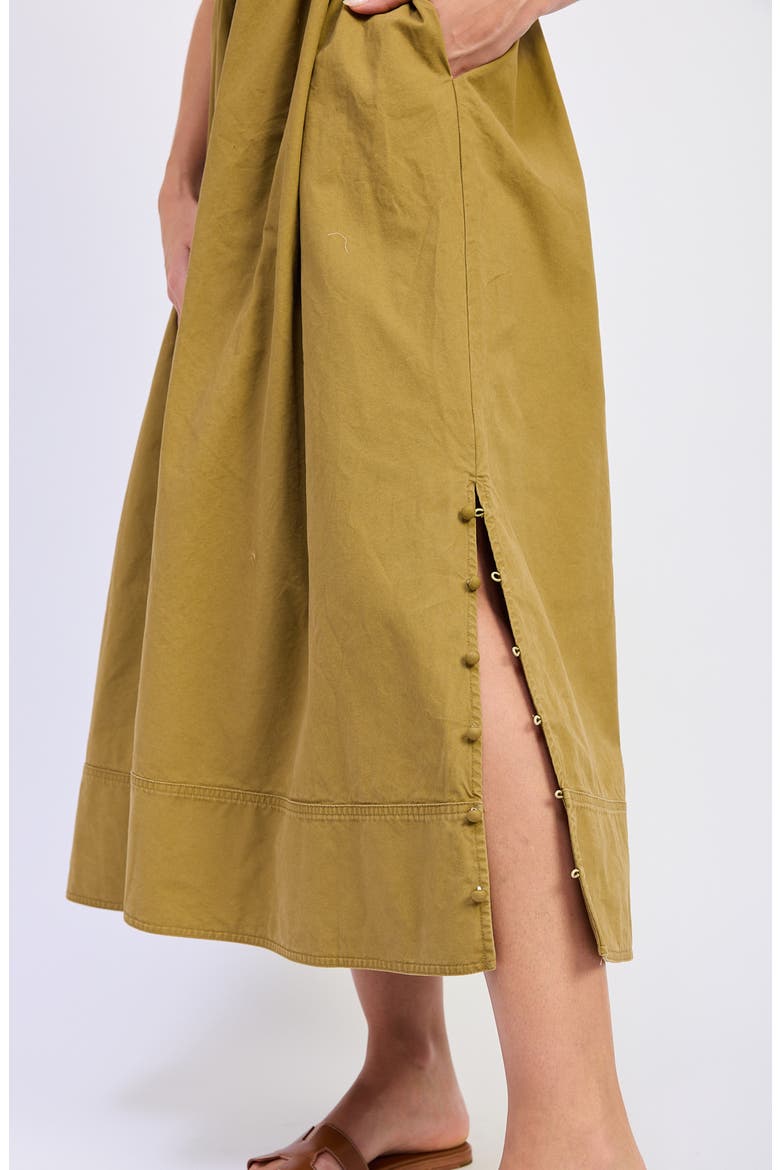 Elin Midi Dress, Alternate, color, OLIVE