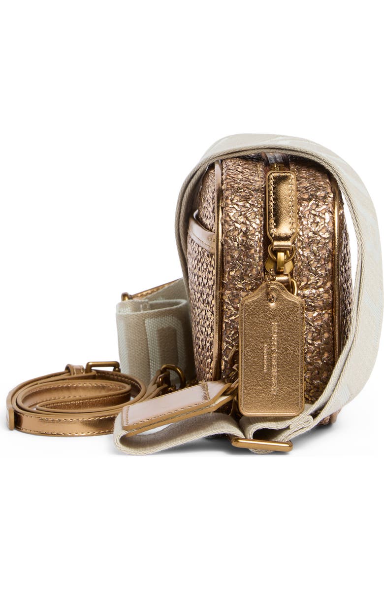 Kurt Geiger London Chiswick Raffia Camera Bag, Alternate, color, Rust/ Copper