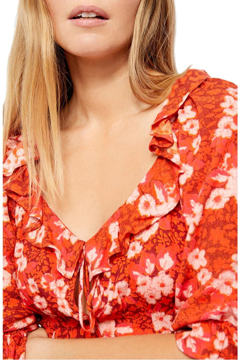 Sweet Memories Floral Fitted Blouse, Alternate, color, PINK