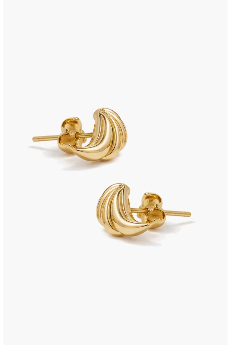 Wing Stud Earrings in Gold, Alternate, color, Gold