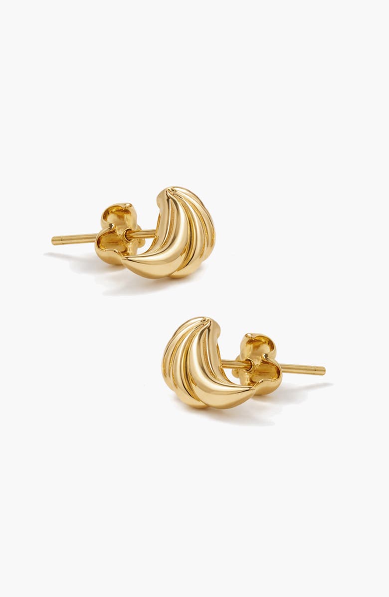 YOJ Wing Stud Earrings in Gold, Alternate, color, Gold
