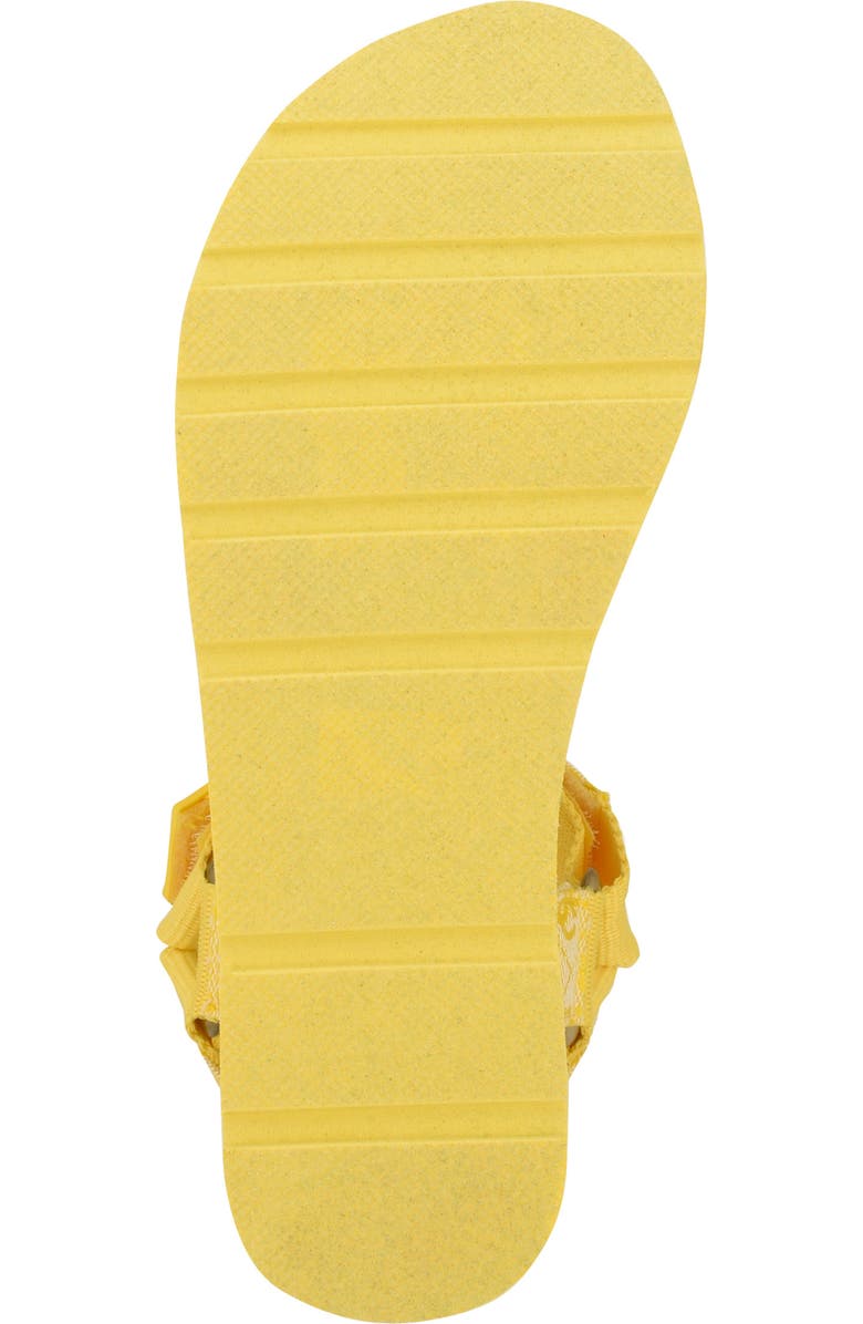 GUESS Avin Platform Sandal, Alternate, color, Yellow