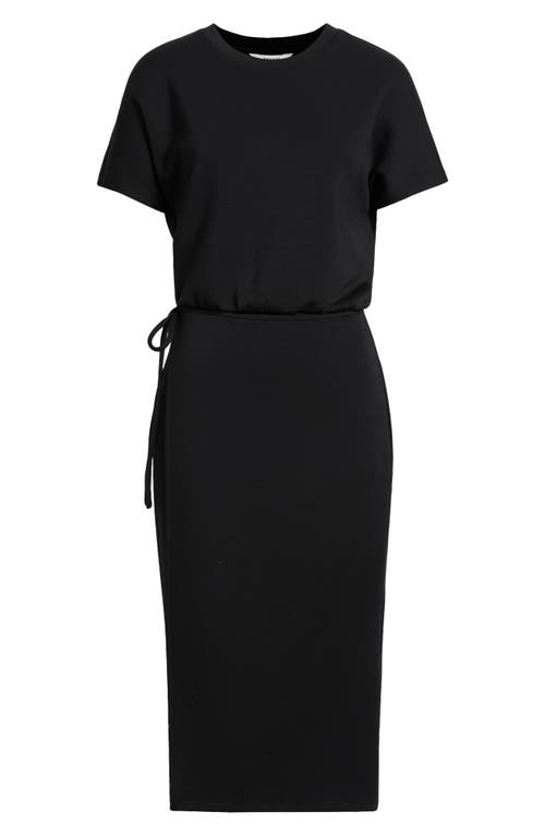 Spanx ® Airessentials Tie Waist Midi Dress In Very Black