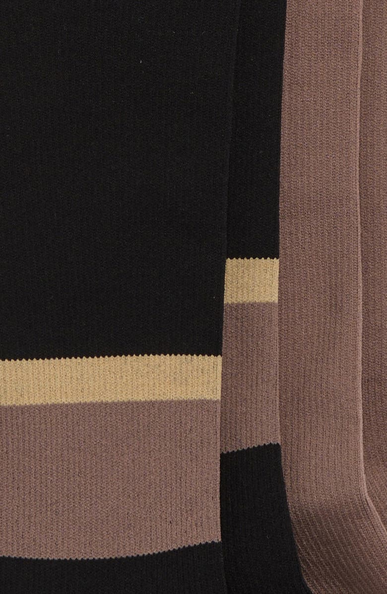 Nordstrom 2-Pack Knee High Compression Socks, Alternate, color, Black Colorblock- Brown