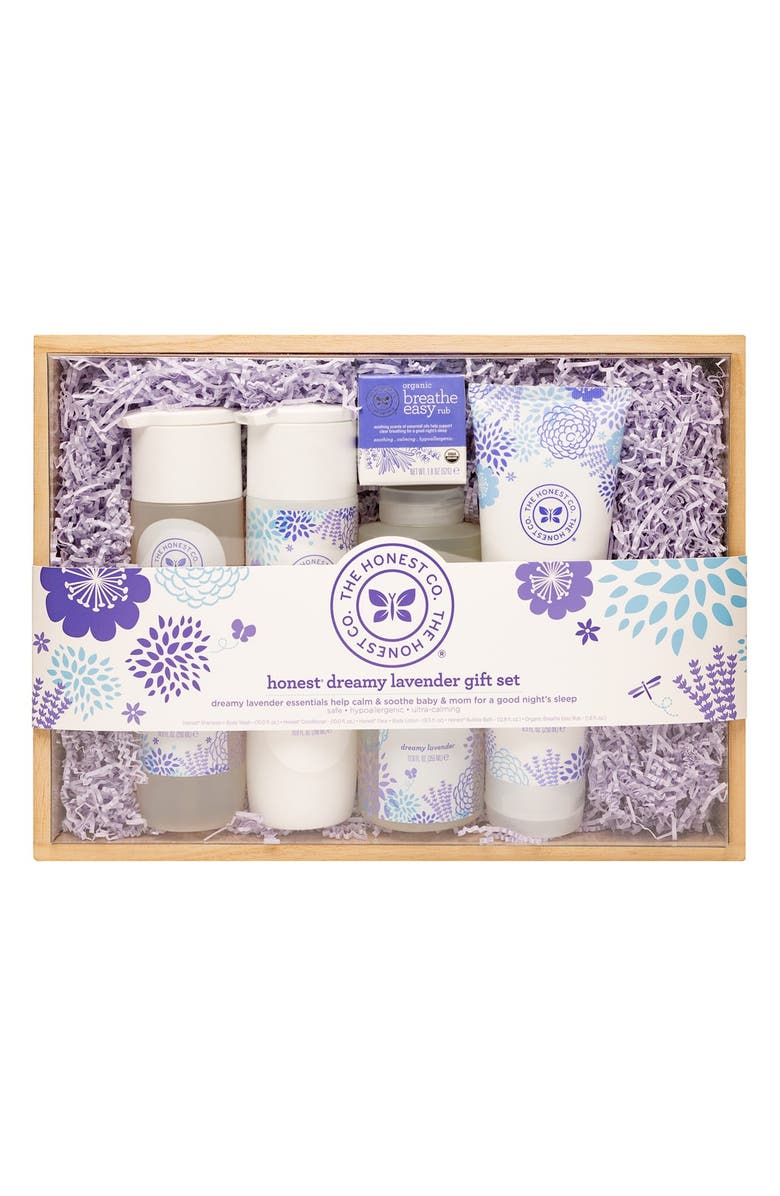 The Honest Company 'Dreamy Lavender' Bath Time Gift Set, Main, color,
