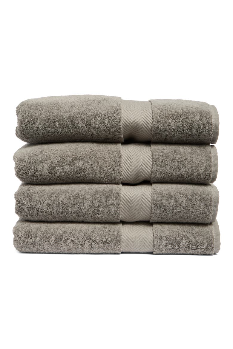 4-Piece Hydrocotton Bath Towel Set, Main, color, GRAPHITE