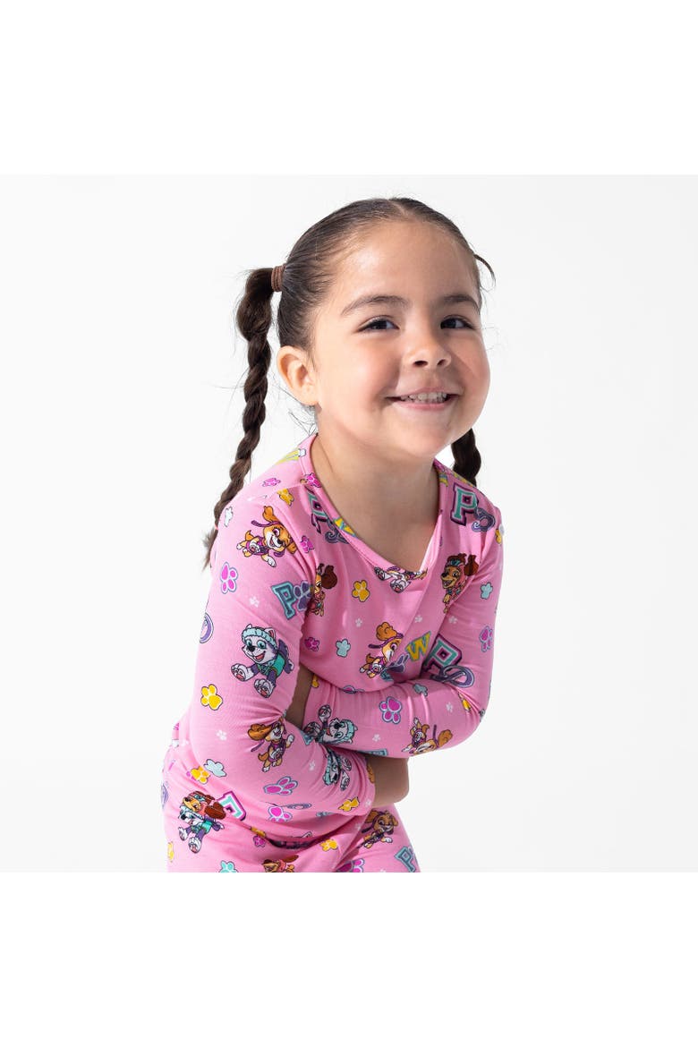 Kids' PAW Patrol Varsity Pink Set of 2 Piece Pajamas, Alternate, color, PAW Patrol: Varsity Pink