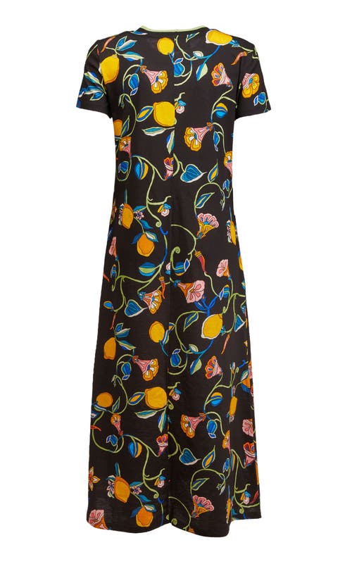 La Doublej Sporty Swing Dress Borboni Black In Black