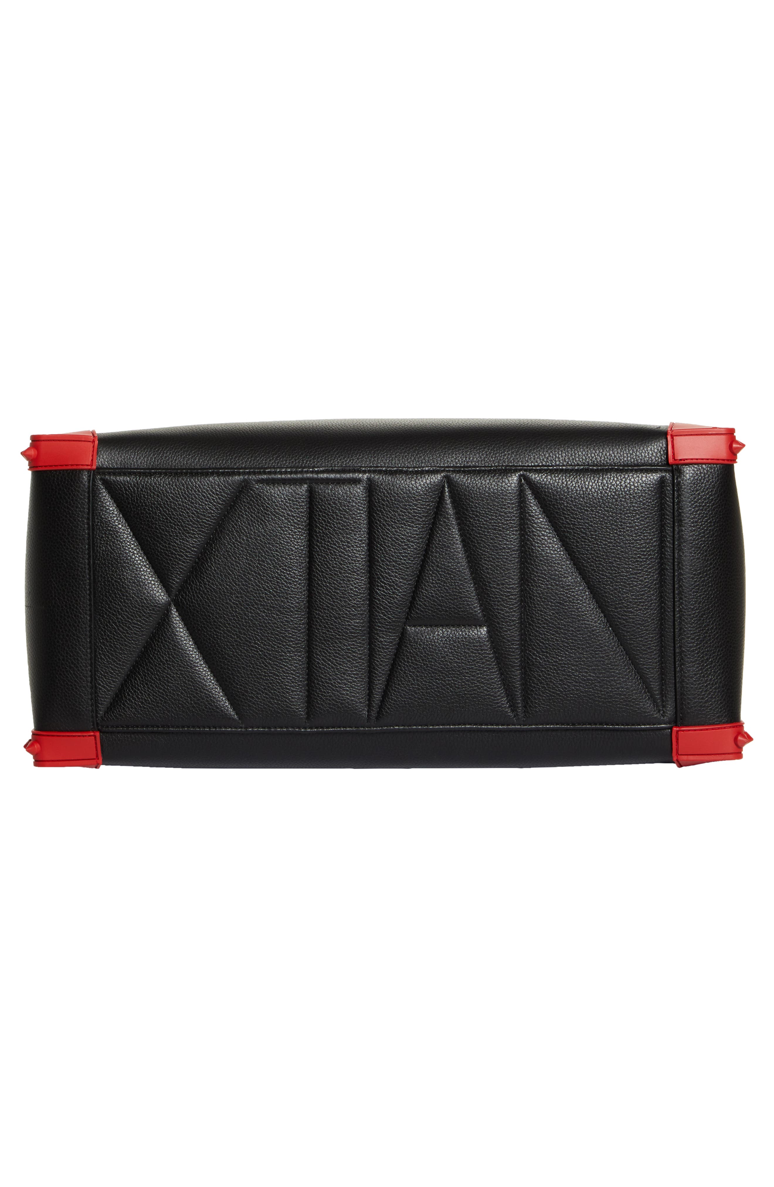 Christian Louboutin Medium Sneakender Leather Duffle Bag, Alternate, color, 