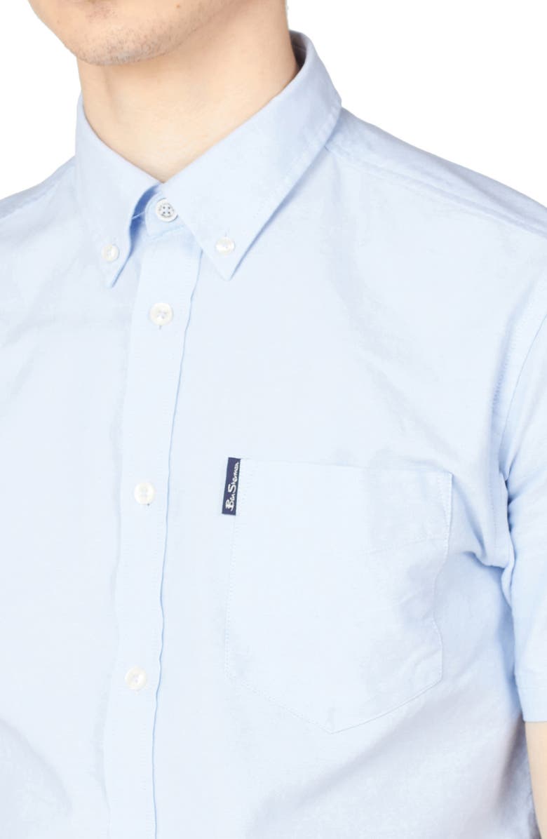 Ben Sherman Signature Short Sleeve Oxford Button-Down Shirt, Alternate, color,