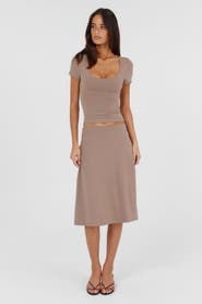 Sasha Therese Adeline Midi Skirt
