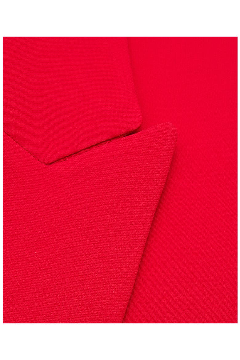 Structured Suit Jacket, Alternate, color, RED