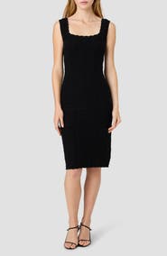 French Connection Nellis Stitch Sleeveless Body-Con Dress