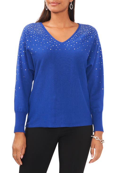 Bling V-Neck Sweater