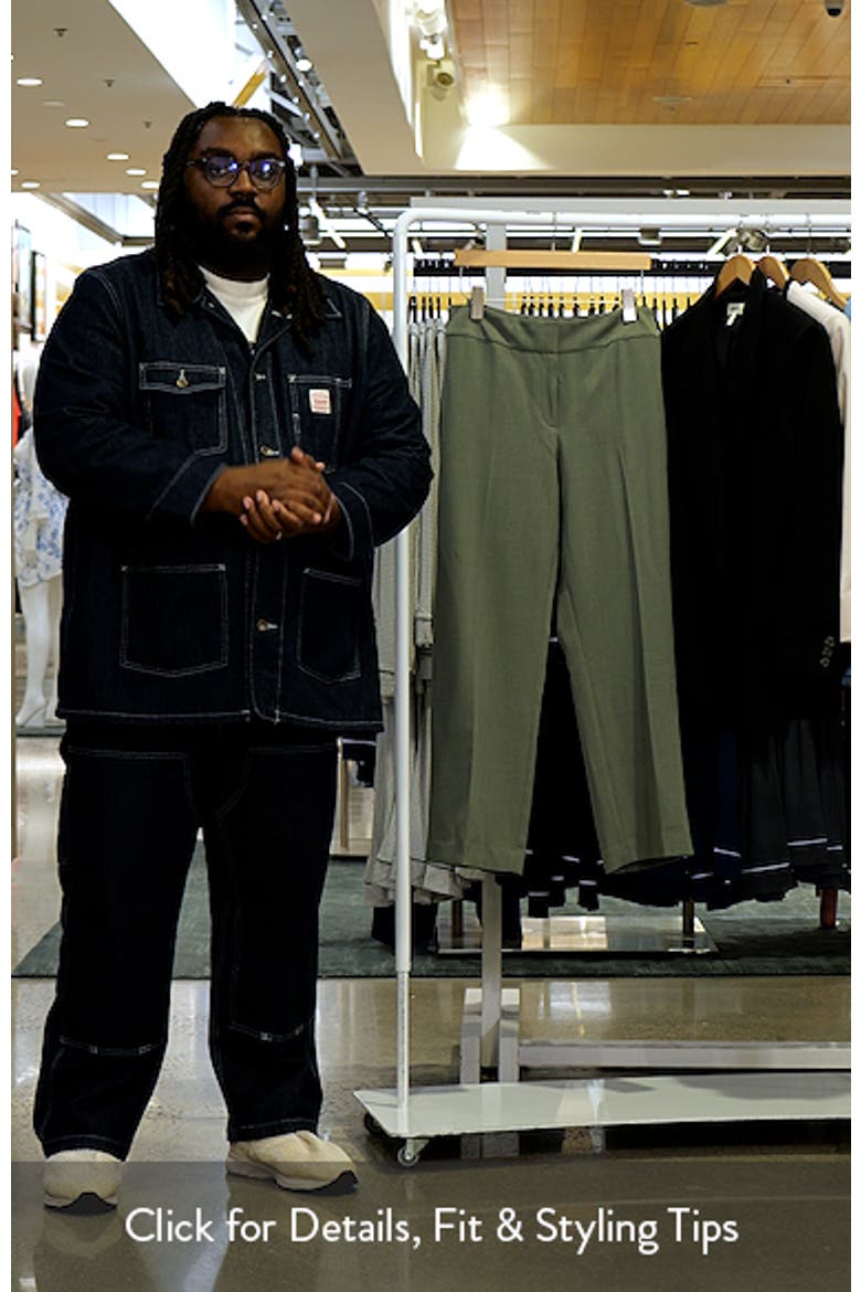 Ava Stretch Crepe Straight Leg Pants video