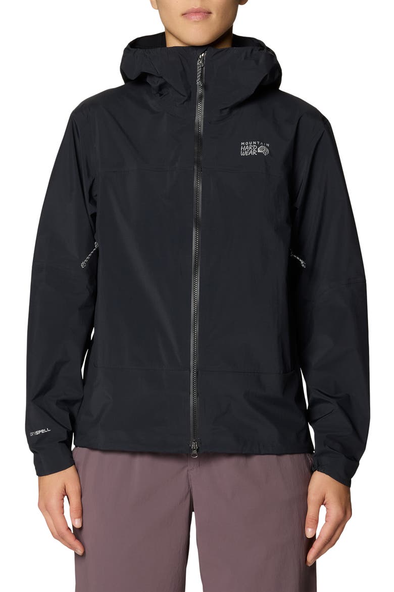 Cloud Cipher Hooded Jacket, Main, color, BLACK