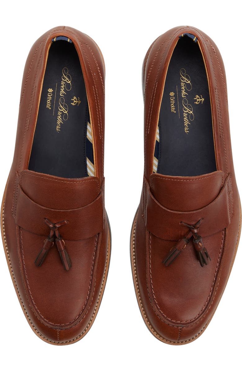 Brooks Brothers Bellmore Tassel Loafer, Alternate, color, Brown