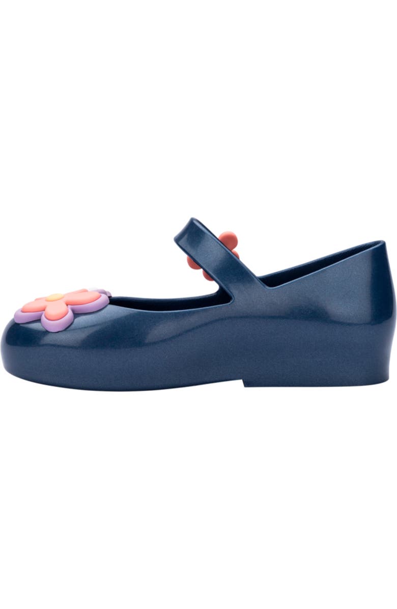 Mini Melissa Kids
Sweet Love Picnic Mary Jane Flat, Alternate, color, Metallic Blue