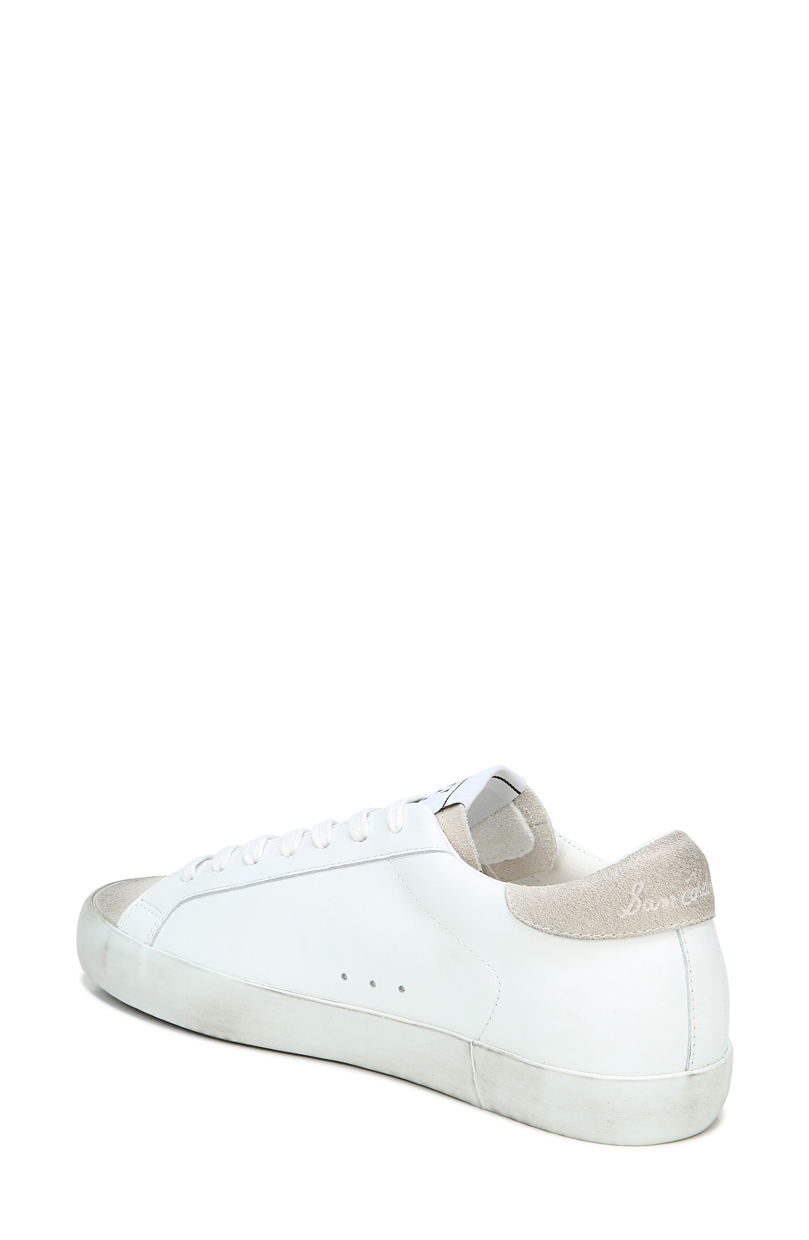 Aubrie Sneaker, Alternate, color, BRIGHT WHITE/ GREIGE LEATHER
