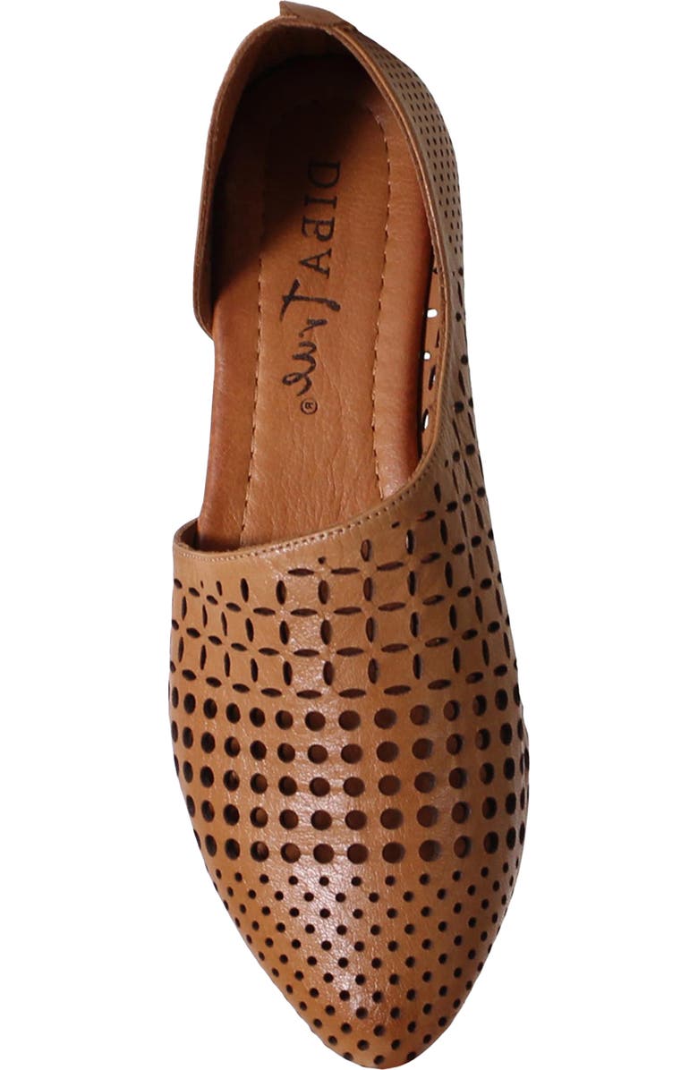 Diba True Papy Russ Perforated Flat, Alternate, color, Coconut