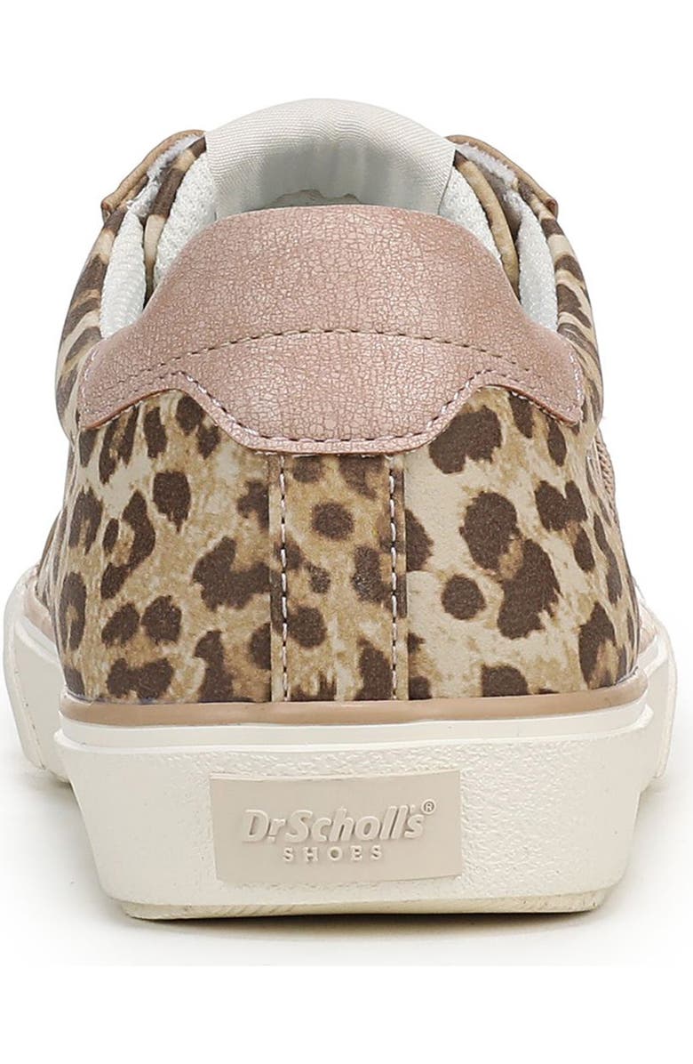 Dr. Scholl's Offline Lace-Up Sneaker - Wide Width Available, Alternate, color, Tan Leopard Faux Leather