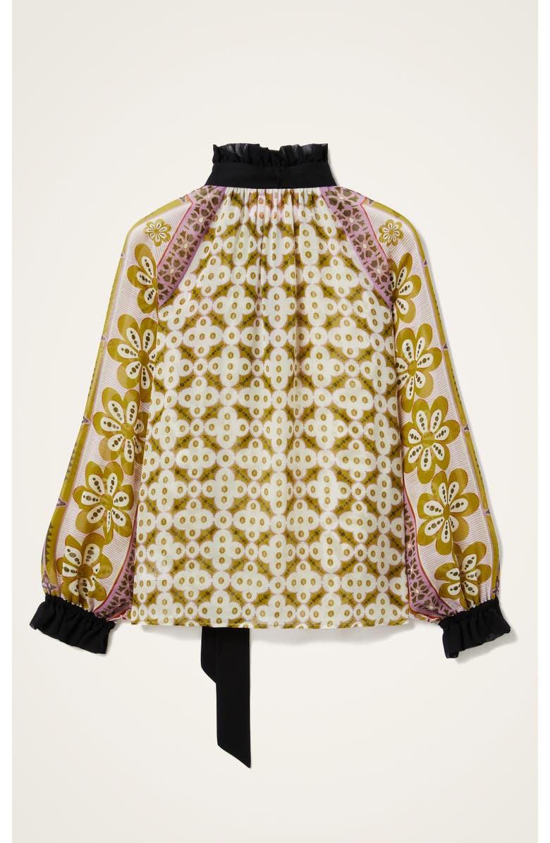 La DoubleJ Cerere Blouse Placée, Alternate, color, Pagoda Placée Pink
