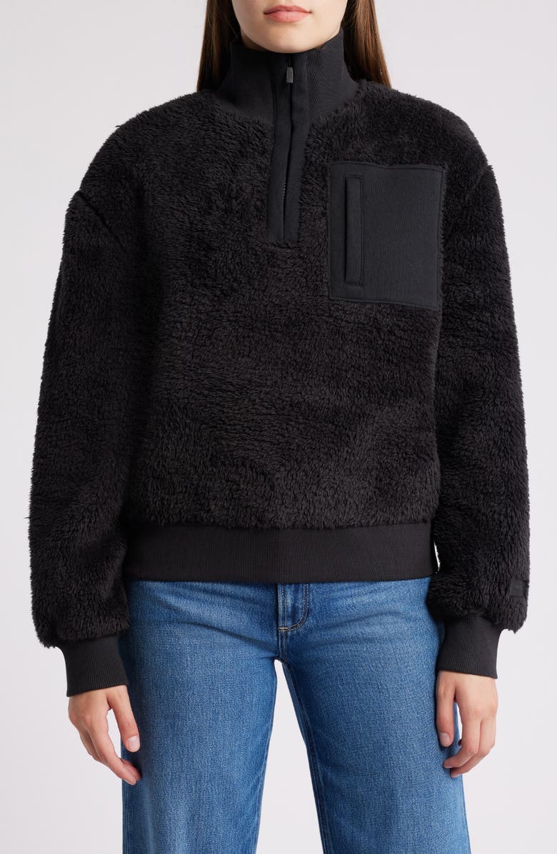 UGG<sup>®</sup> Janeann Half Zip Pullover, Main, color,