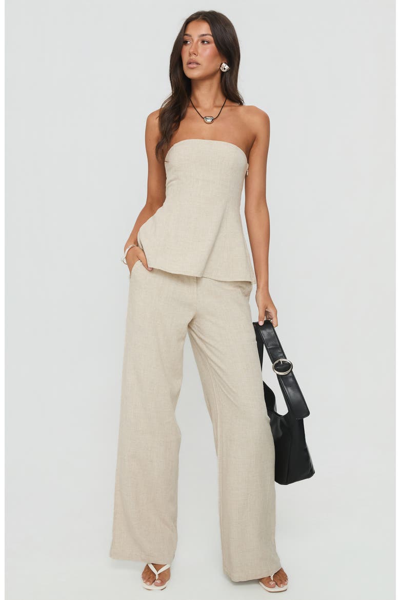 Esidora Strapless Top, Alternate, color, NATURAL