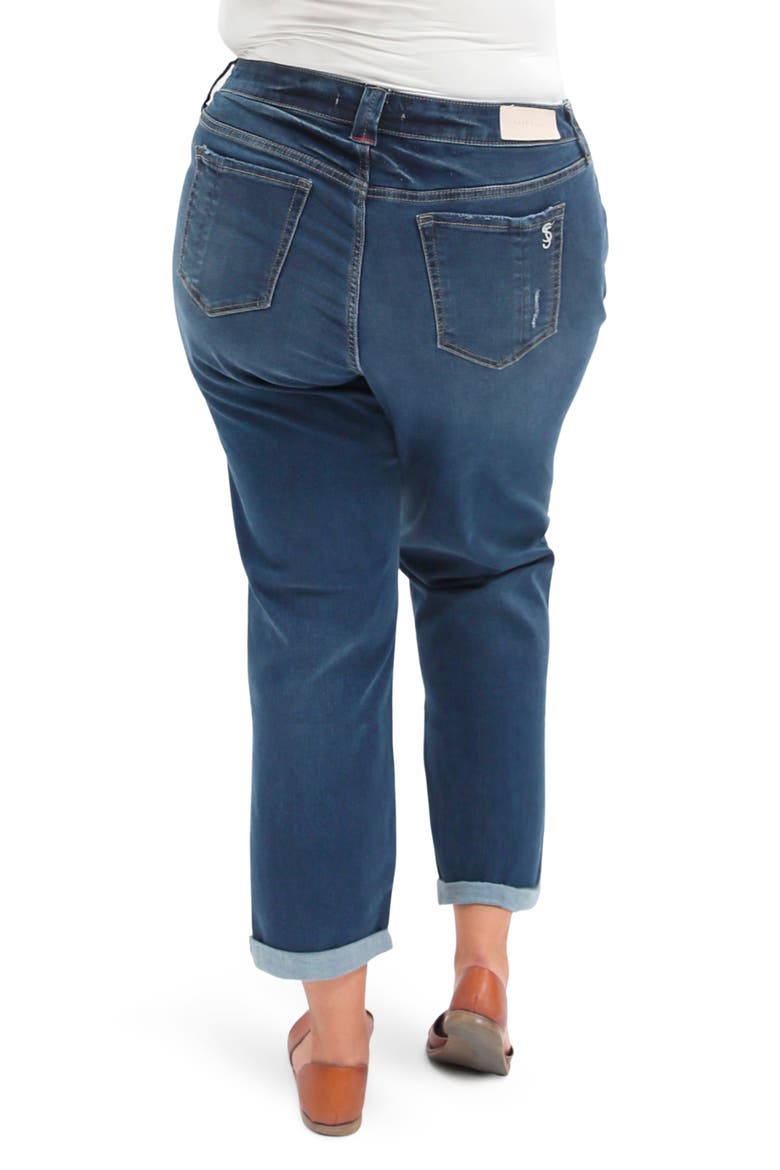 Mid Rise Crop Boyfriend Jeans, Alternate, color, KENNEDI